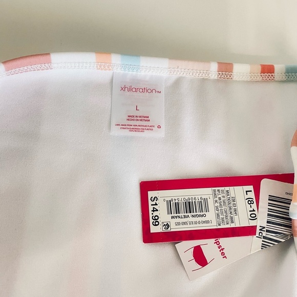 NWT Xhilaration Multicolor Striped Bikini bottom - Picture 5 of 5